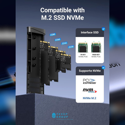 UGREEN - Carcasa case para M2 NVME