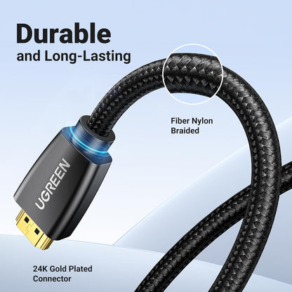 UGREEN - Cable HDMI 2 mts MALLA macho a macho - soporta 4k - TX6050