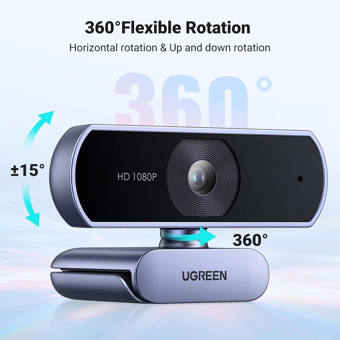 UGREEN - CÁMARA WEB 1080P FULLHD CON MICRÓFONO TX6140